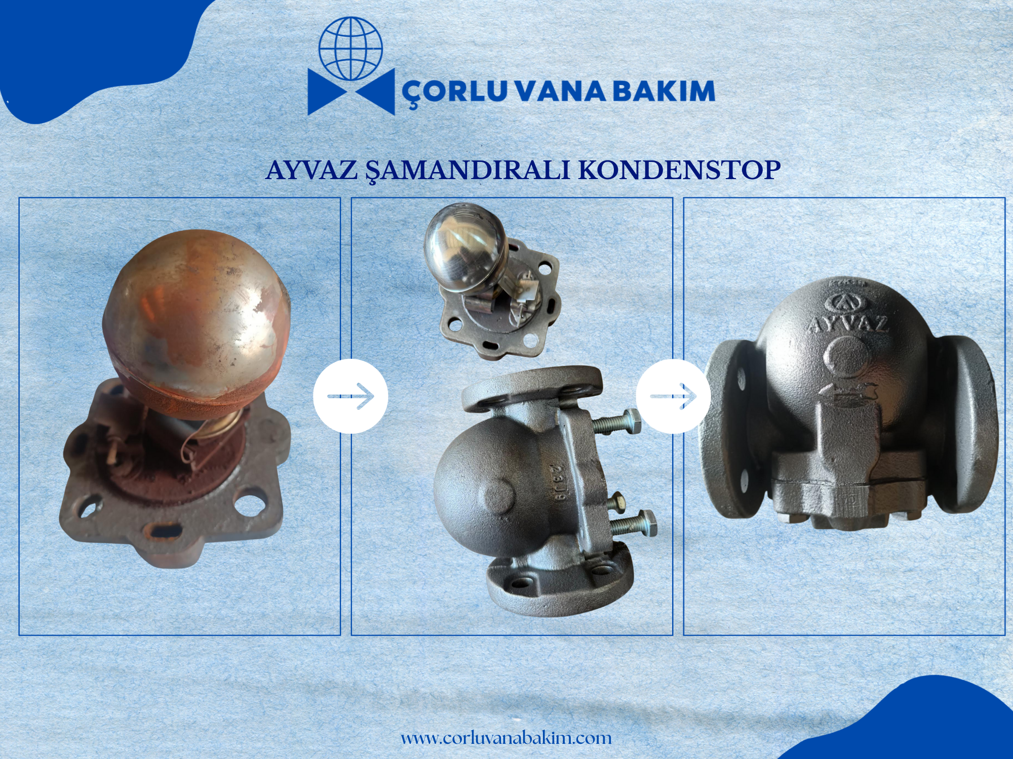 Ayvaz Şamandıralı Kondenstop